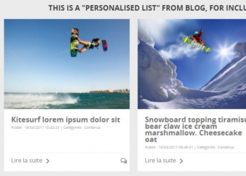 Add your news on your home page Add your news on your home page