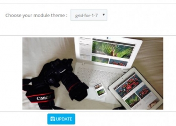 General configuration of the blog design